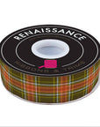 Plaid Perfection in Moss - 1-1/2" width - The Great Outdoors