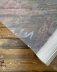 Transparent Jelly Vinyl Frost White 18"x 53" - SOLD PER ROLL