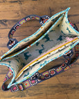 Zuri Crossbody Tote - Patchwork Hexies