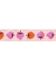 Strawberry - Strawberry Peach Cream - 7/8" width - by Kimberly Knight - PER QUARTER METRE/10" CUT
