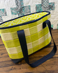 Divided Tablet Tote - Sunshine Toweling/Cone Flower