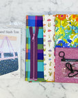 Stitch and Stash Tote Bag Kit - Summer Plaid & Allison Glass