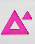 8.5/3in Combo EQ Triangle Acrylic Template Set