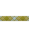 Plaid Diagonal in Fern - 5/8" width - The Great Outdoors