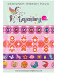 PRE ORDER OCTOBER 2026 - Tula Pink Legendary Wild Orchid - Designer Ribbon Pack