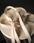 25MM Ecru Webbing - PER QUARTER METRE
