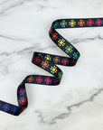 Tutti Frutti Ohio Star Webbing 1" - 3 METRE CUT