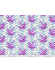 PRE ORDER APRIL 2026 - Floral Reef Shadow Sharks Ultraviolet - Tula Pink - PER QUARTER METRE / 10" CUT