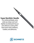 Super Nonstick Needle 5ct, Size 70/10 - 1 Package