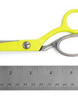 PRE ORDER WINTER 2026 - Tula Pink Acid Yellow 6 Inch Bent Trimmer Micro-serrated