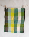 Waffle Happy Checkers Limon - Fableism Supply Co - PER QUARTER METRE