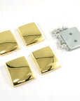 Strap Anchor: "Easy Strap Anchors" for 1" straps (4 Pack) - Gold