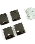 Strap Anchor: "Easy Strap Anchors" for 1" straps (4 Pack) - Gunmetal