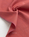 Watercolor Wovens Red Pear - Fableism Supply Co - PER QUARTER METRE