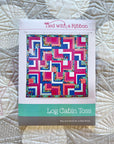 Log Cabin Toss Paper Pattern