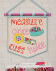 Measure Once Mini Quilt Pattern