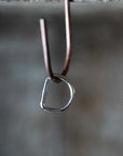 Nickel D-Ring 1/2"