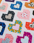 Two Hearts Quilt Paper Pattern