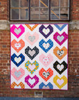 Two Hearts Quilt Paper Pattern