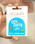 'DIY Dreams' labels by DIY Daisy x KATM - 10 woven labels per pack