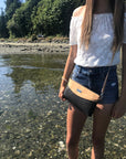Loule Purse - Black & Natural
