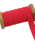 Fold-over Elastic 3/4in Rouge - PER QUARTER METRE