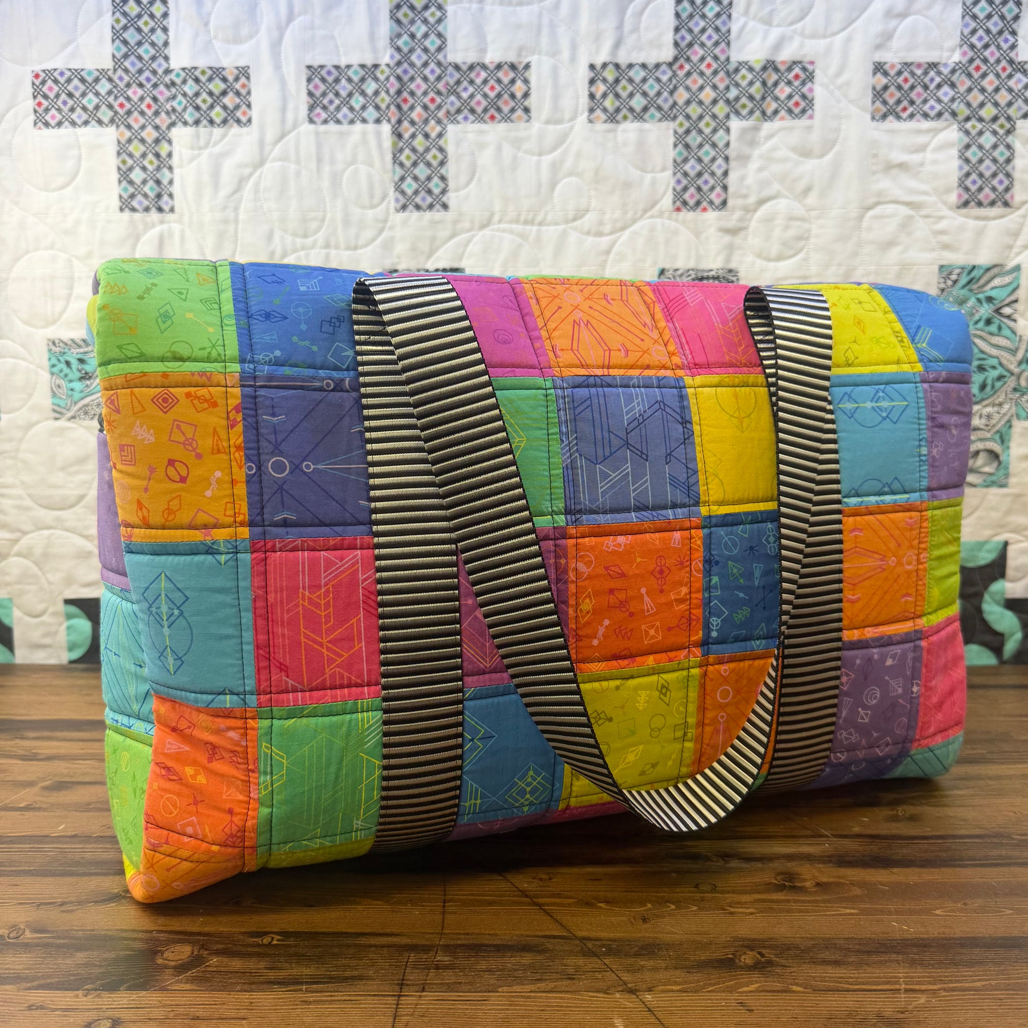 Patchwork Duffle - Deco