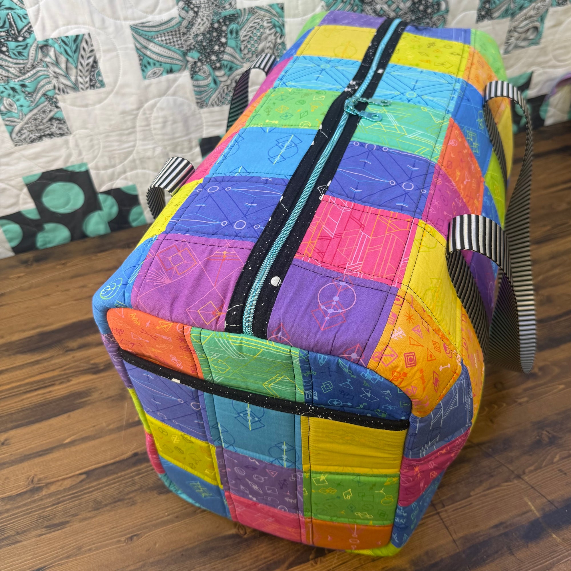 Patchwork Duffle - Deco
