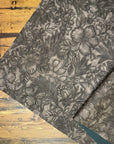 Vintage Embossed Floral Vinyl Oyster 18"x 53" - SOLD PER ROLL