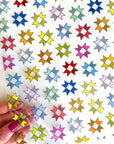 Patchwork Stars Clear TPU Vinyl