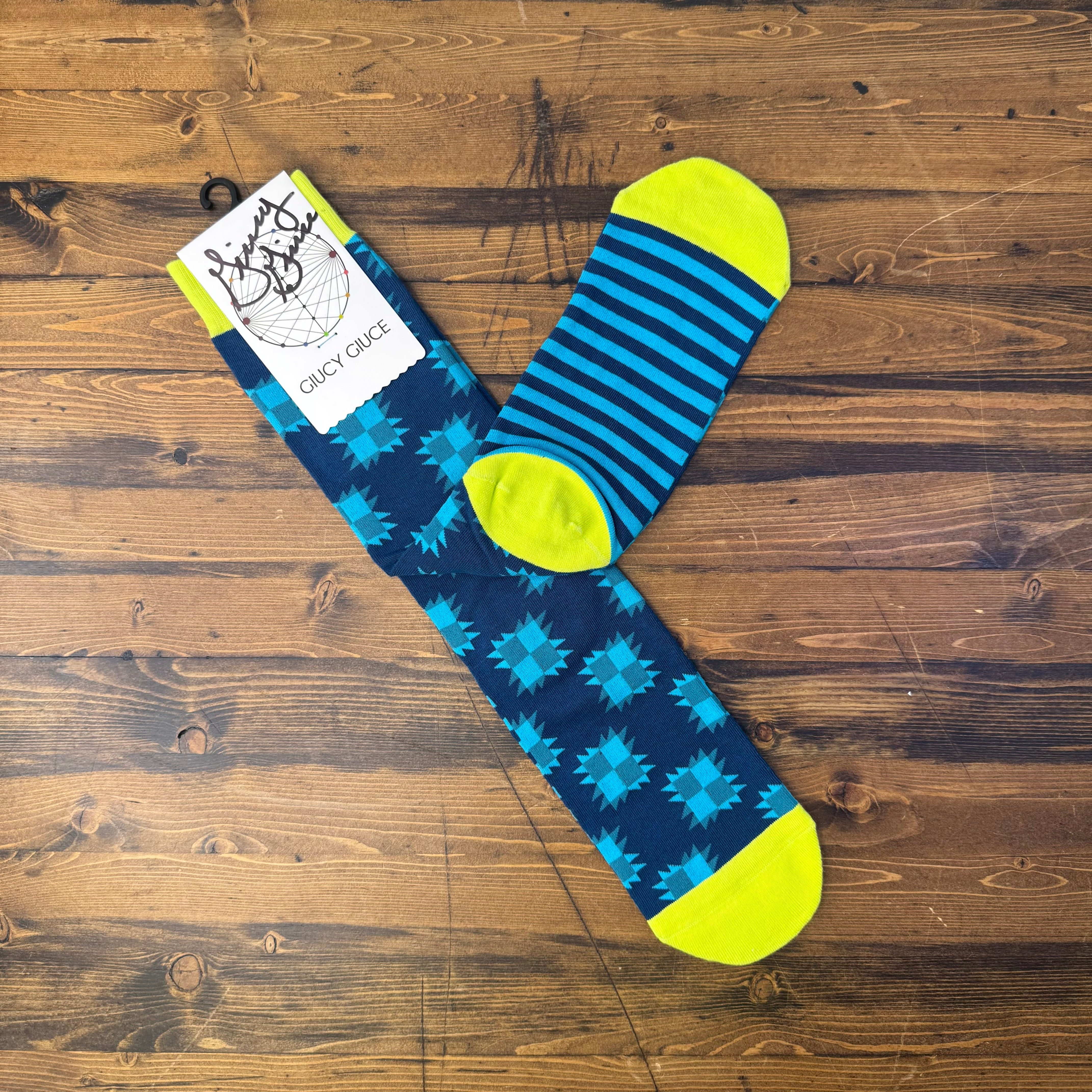 Giucy Giuce Sock - AUTOGRAPHED – Troll Brothers Quilt Designs