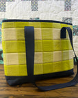 Divided Tablet Tote  - Sunshine Toweling/Cone Flower