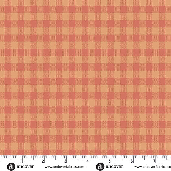 Quiltessential Gingham Pumpkin - Edyta Sitar - PER QUARTER METRE/ 10" CUT