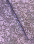 Vintage Embossed Floral Vinyl Wisteria 18"x 53" - SOLD PER ROLL