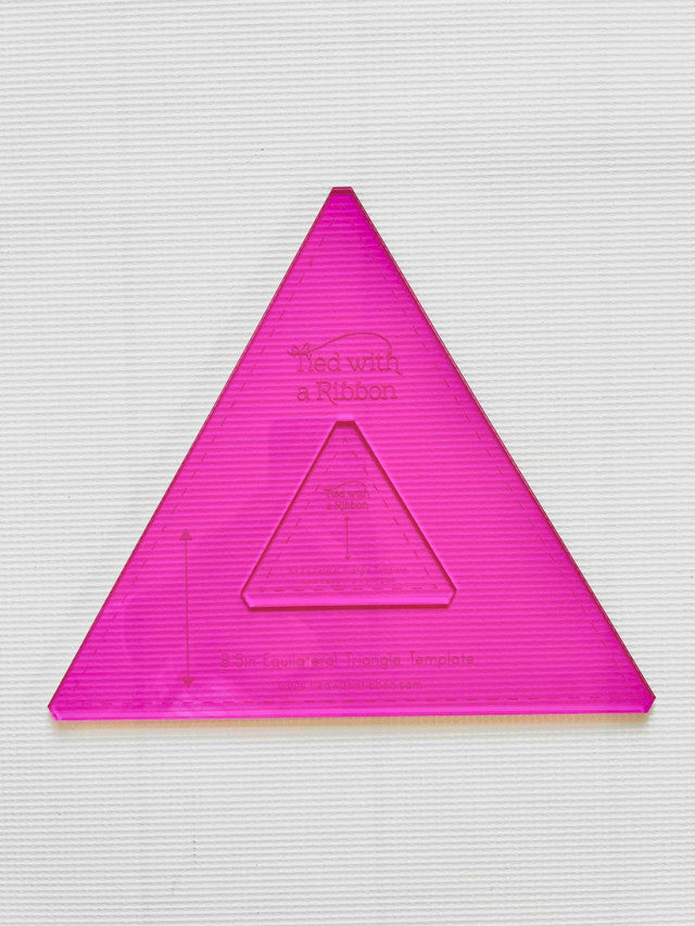 8.5/3in Combo EQ Triangle Acrylic Template Set