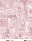 PRE ORDER MAY 2026 - Pretty Scary Textured Motifs Rose - Lilac Bee Designs - PER QUARTER METRE / 10" CUT