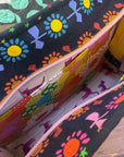 Janet Mae Purse - Floral Canvas