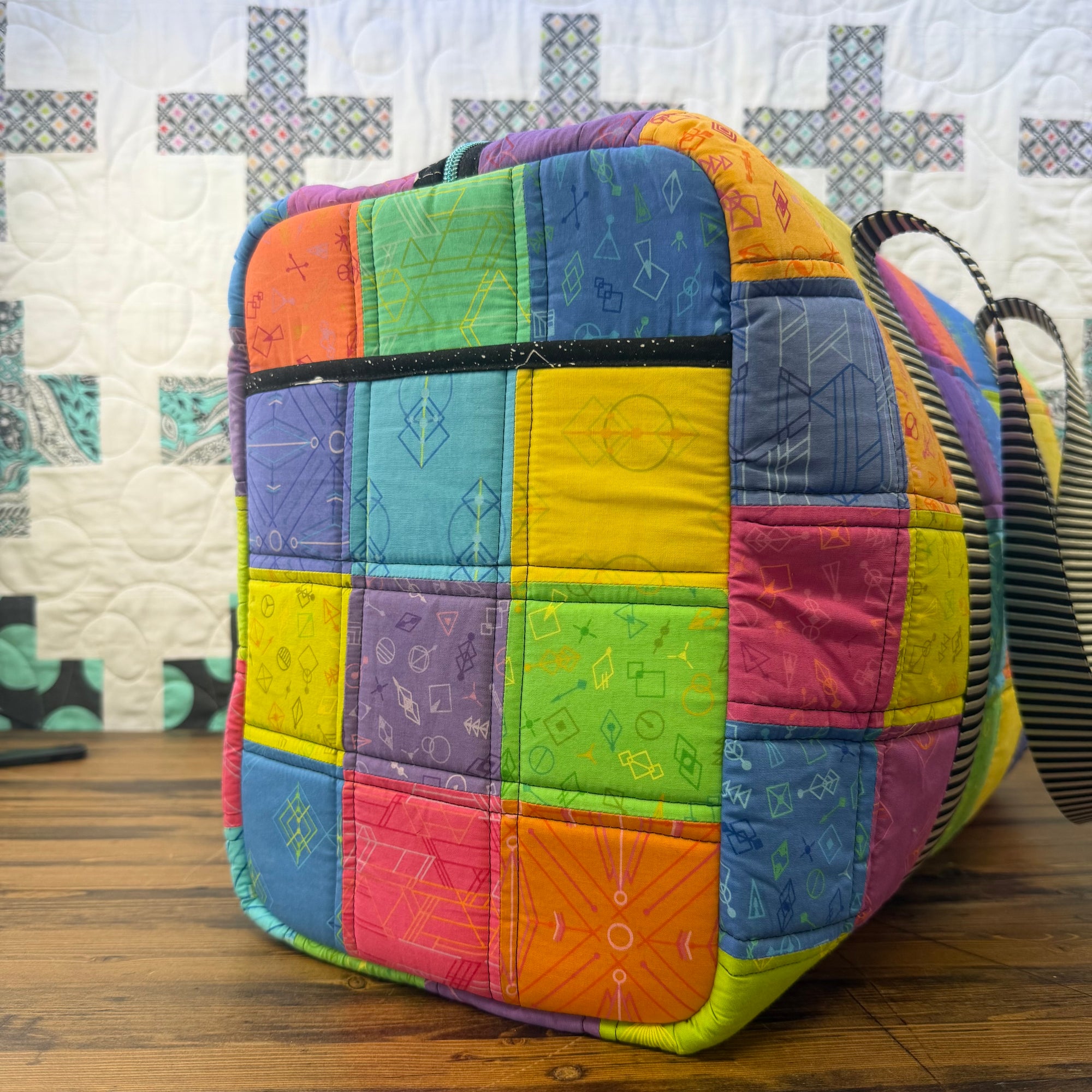 Patchwork Duffle - Deco