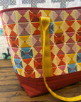 Altoona Tote Large - Persimmon Canvas/HydraWeave