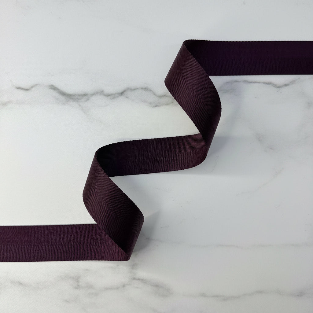 Herringbone Webbing 1 1/2" Raisin - PER QUARTER METRE
