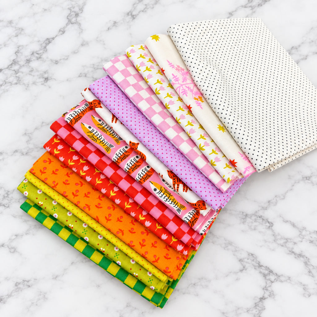 1 800 Calico Fat Quarter Bundle Warm - Ruby Star Society