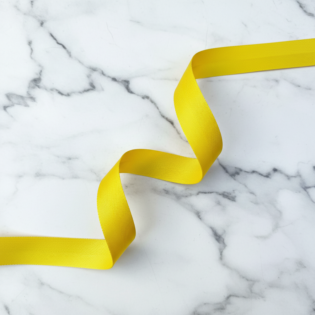 Herringbone Webbing 1 1/2" Sunshine - PER QUARTER METRE