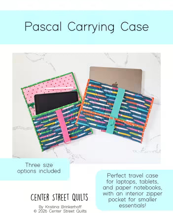 PRE ORDER JULY 2026 - Pascal Carrying Case Paper Pattern
