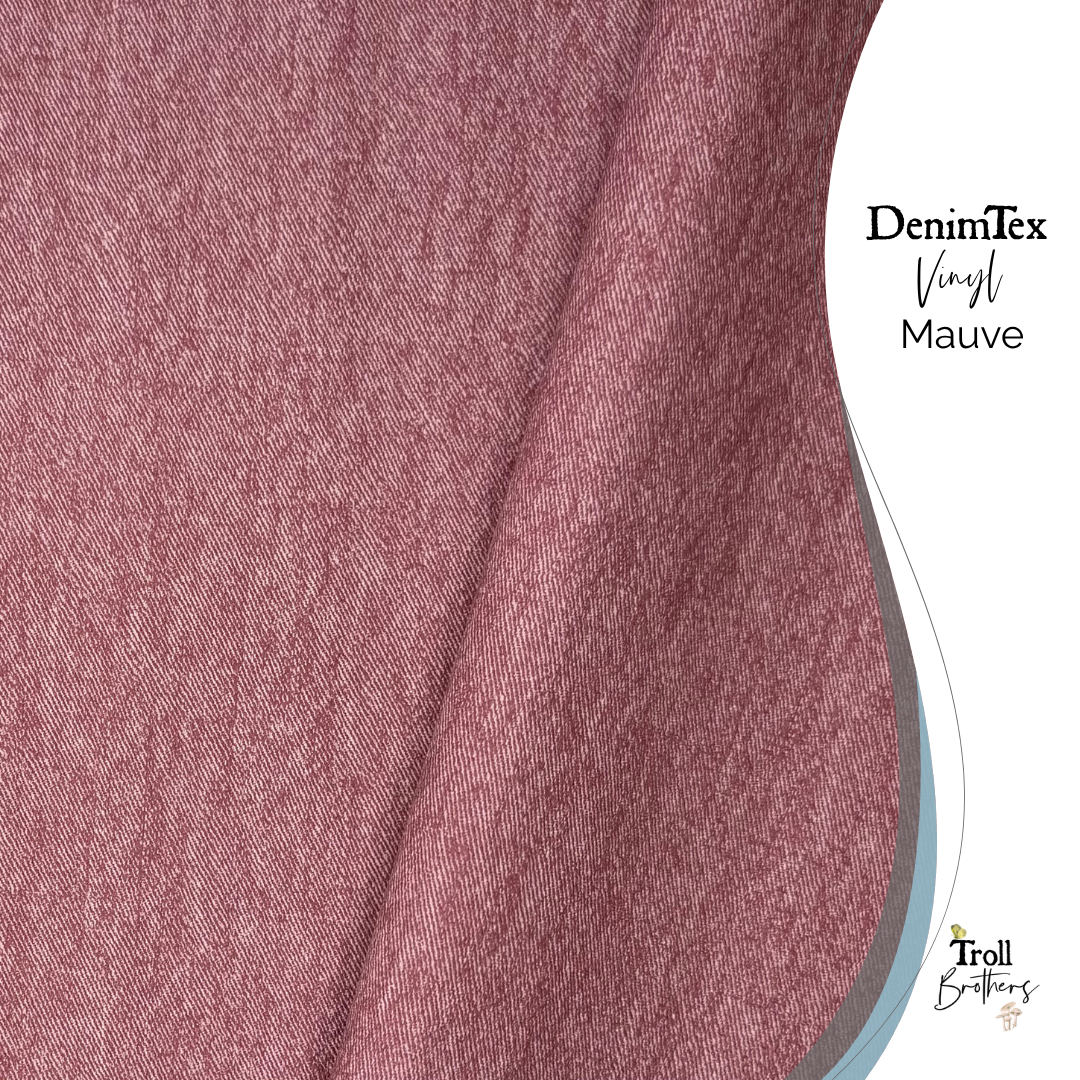 DenimTex Vinyl Mauve - PER ROLL