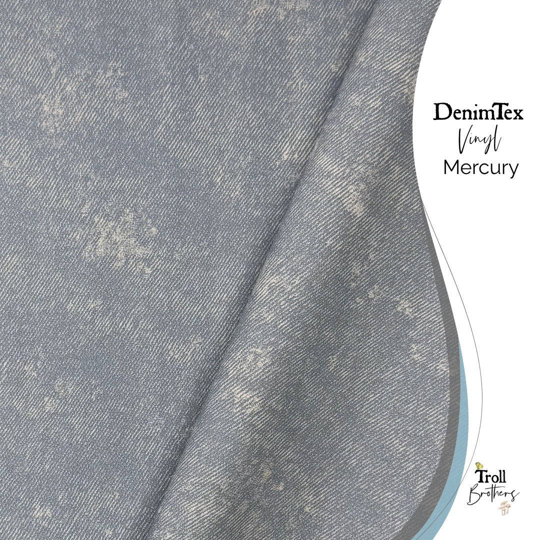 DenimTex Vinyl Mercury - PER ROLL