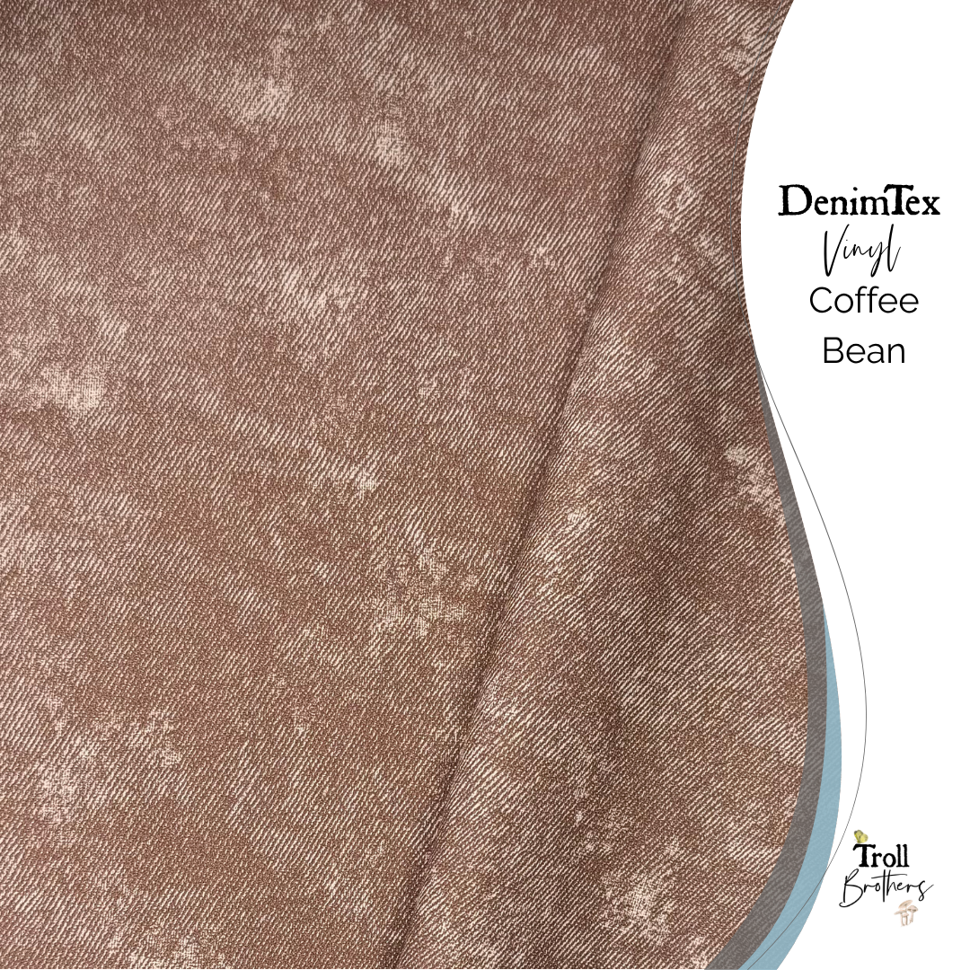 DenimTex Vinyl Coffee Bean - PER ROLL