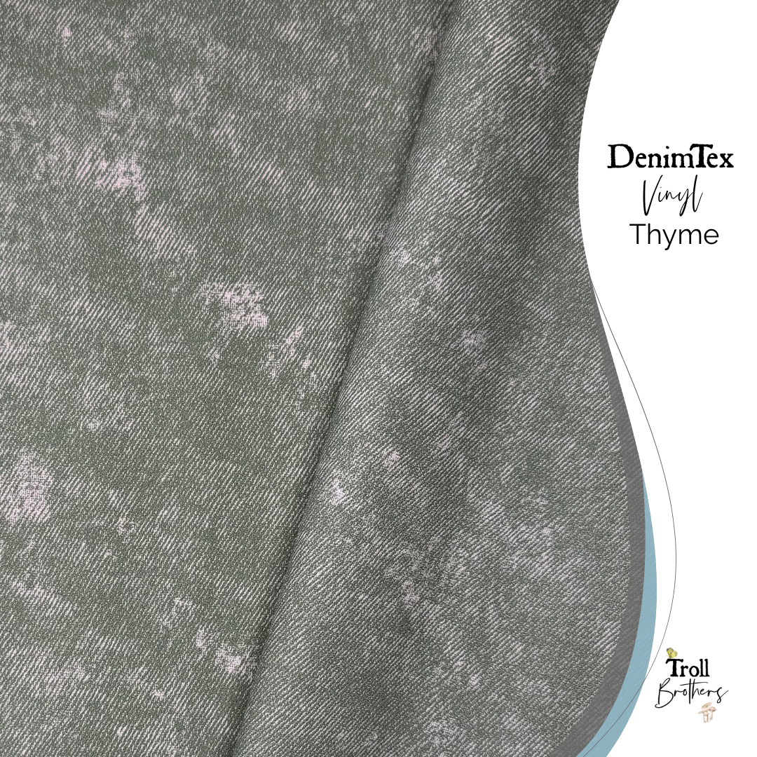 DenimTex Vinyl Thyme - PER ROLL