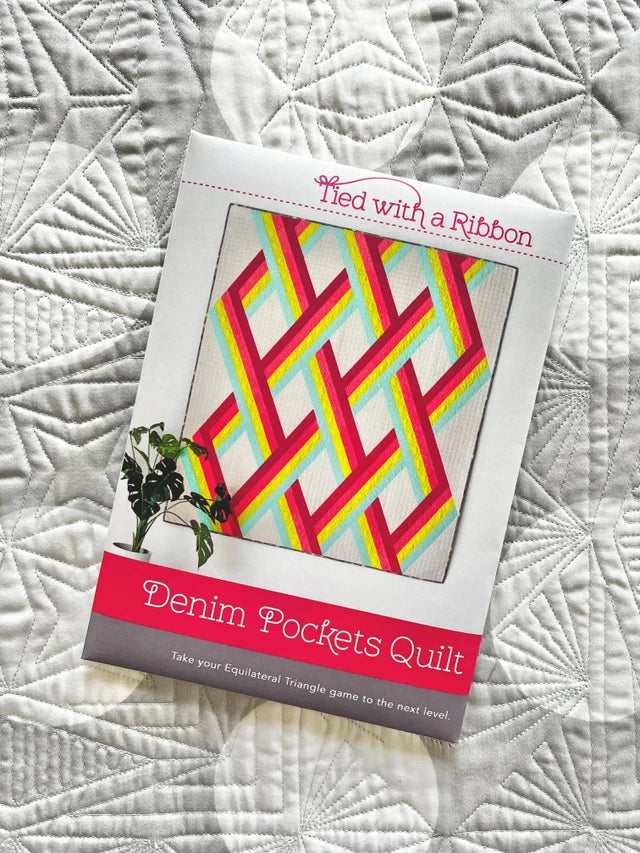 Denim Pockets Quilt Paper Pattern