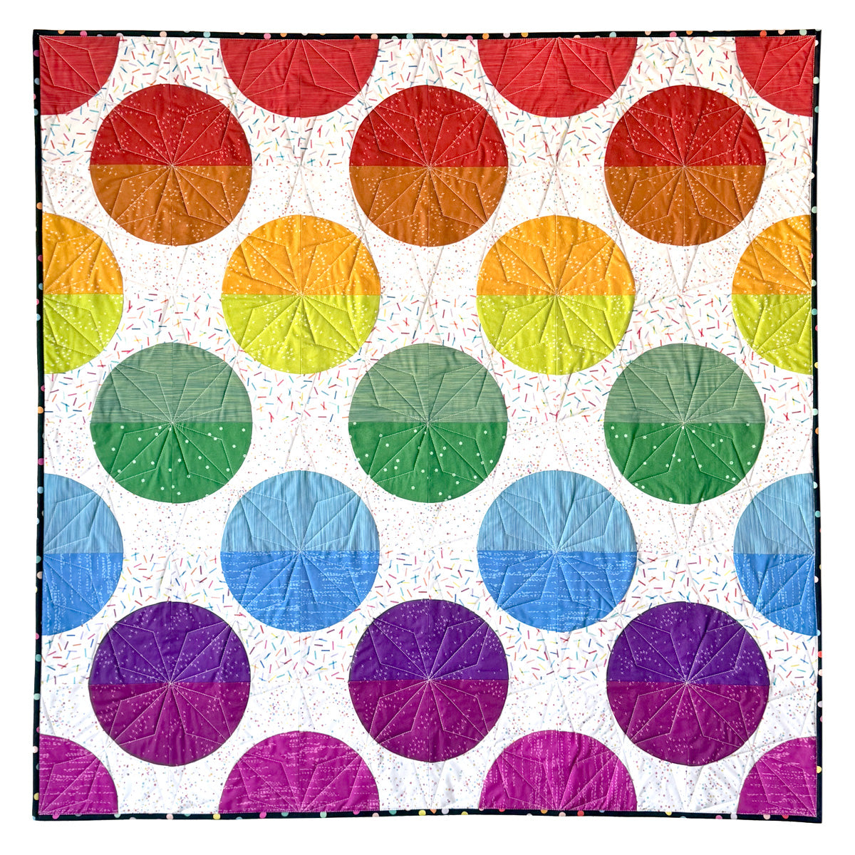 Dot Matrix Quilt Pattern