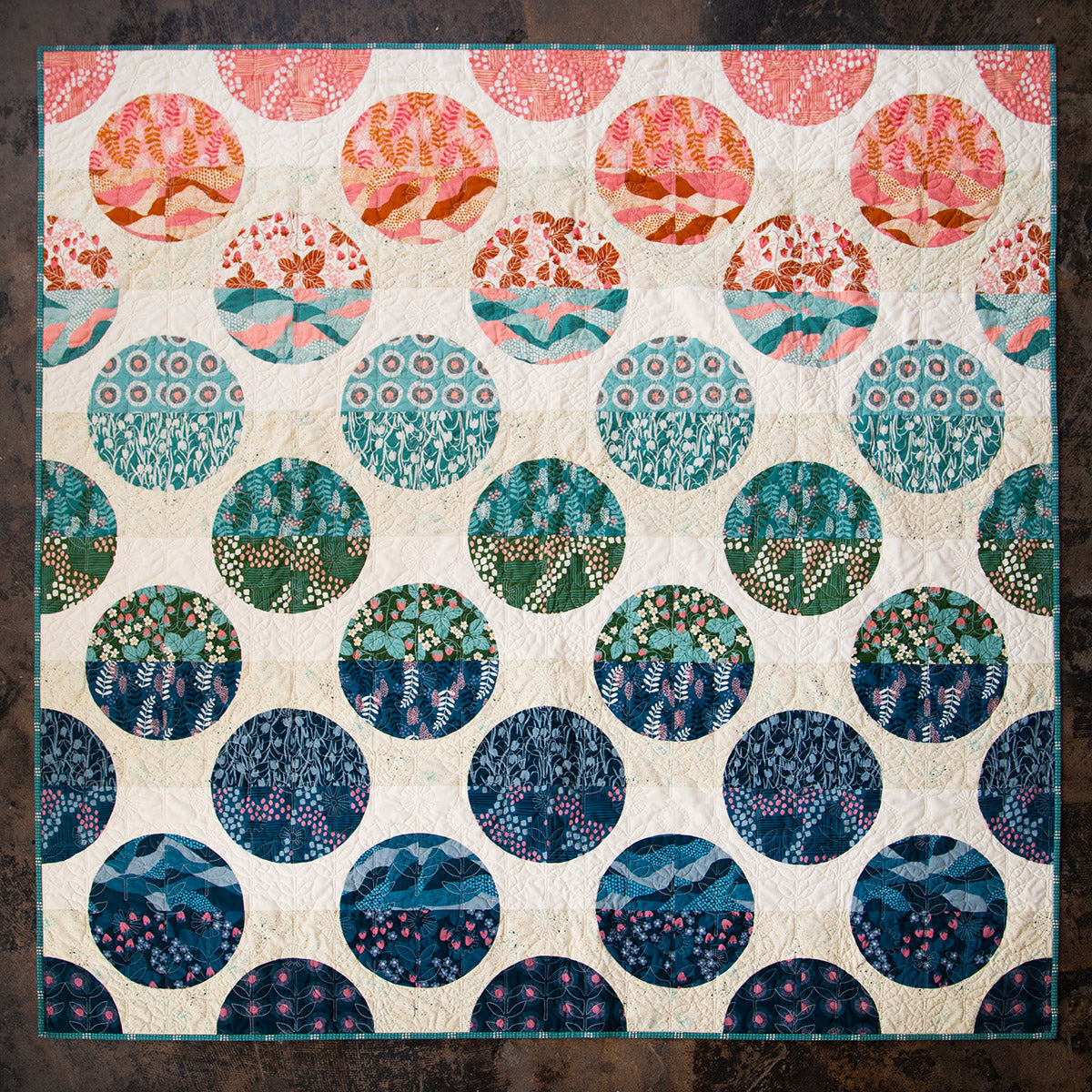 Dot Matrix Quilt Pattern